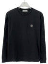 Stone Island Compass Logo Black Long Sleeve TShirt 791522713 - STONE ISLAND - BALAAN 2