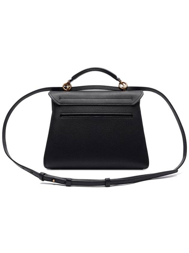 Gancini Small Tote Bag Black - SALVATORE FERRAGAMO - BALAAN 5