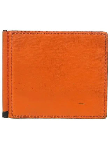 orange half wallet - VALEXTRA - BALAAN 1