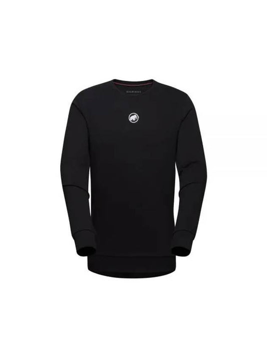 Men's Core ML Crew Neck Original Cotton Sweatshirt Black - MAMMUT - BALAAN 1