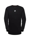 Men's Core ML Crew Neck Original Cotton Sweatshirt Black - MAMMUT - BALAAN 1