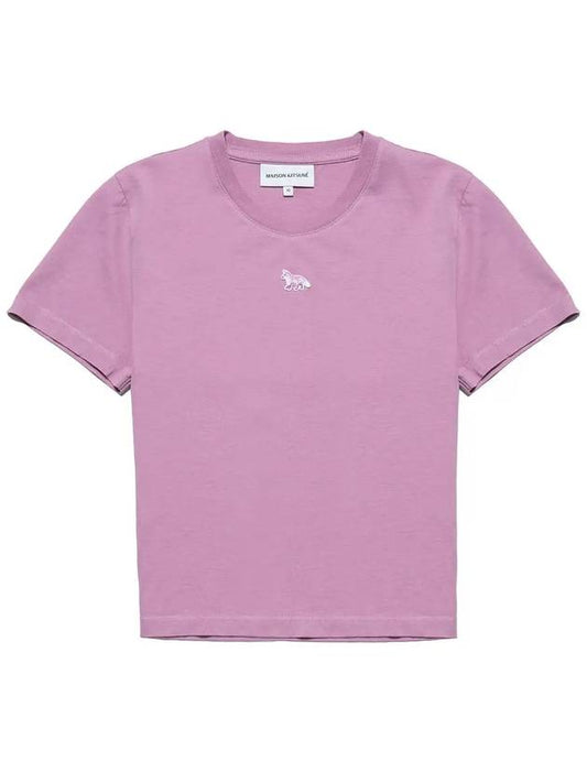 Baby Fox Patch Baby Short Sleeve T-Shirt Blossom - MAISON KITSUNE - BALAAN 2