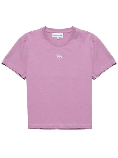 Baby Fox Patch Baby Short Sleeve T-Shirt Blossom - MAISON KITSUNE - BALAAN 2