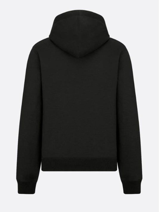 CD Icon Signature Hooded Sweatshirt Black 113J698A0531 999 - DIOR - BALAAN 2