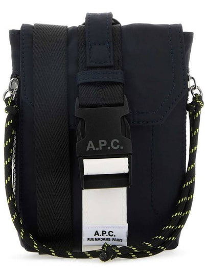 Trek Logo Buckle Nylon Pouch Cross Bag Dark Navy - A.P.C. - BALAAN 2