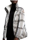 Erault Herault Logo Down Jacket Silver - MONCLER - BALAAN 5