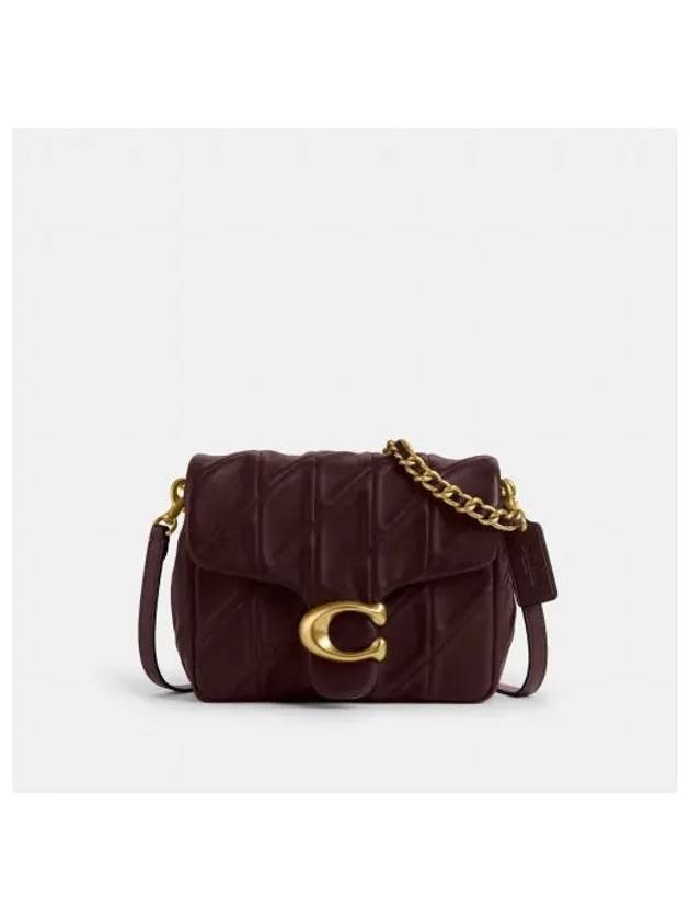 Time Square Tabby Quilted Shoulder Bag Merlot - COACH - BALAAN 2