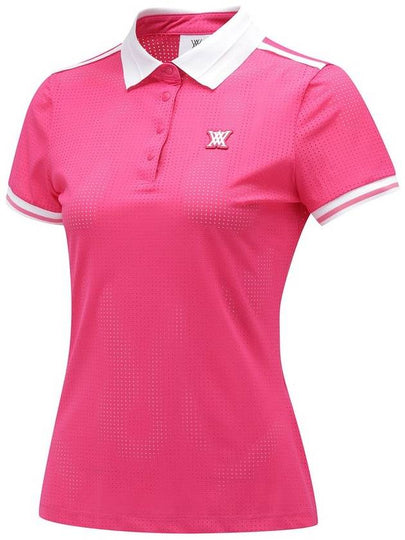 WOMEN ALL VENTILATION COLLAR SHORT T SHIRTHP - ANEWGOLF - BALAAN 2