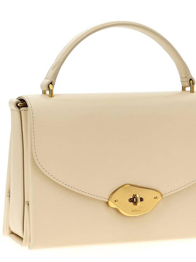 Lana Top Handle Shoulder Bag Eggshell - MULBERRY - BALAAN 4