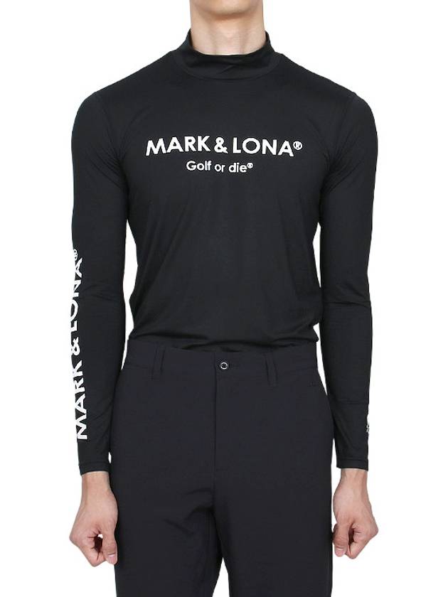 Men's Mercury Skin Fit Inner Long Sleeve T-Shirt Black - MARK & LONA - BALAAN 3