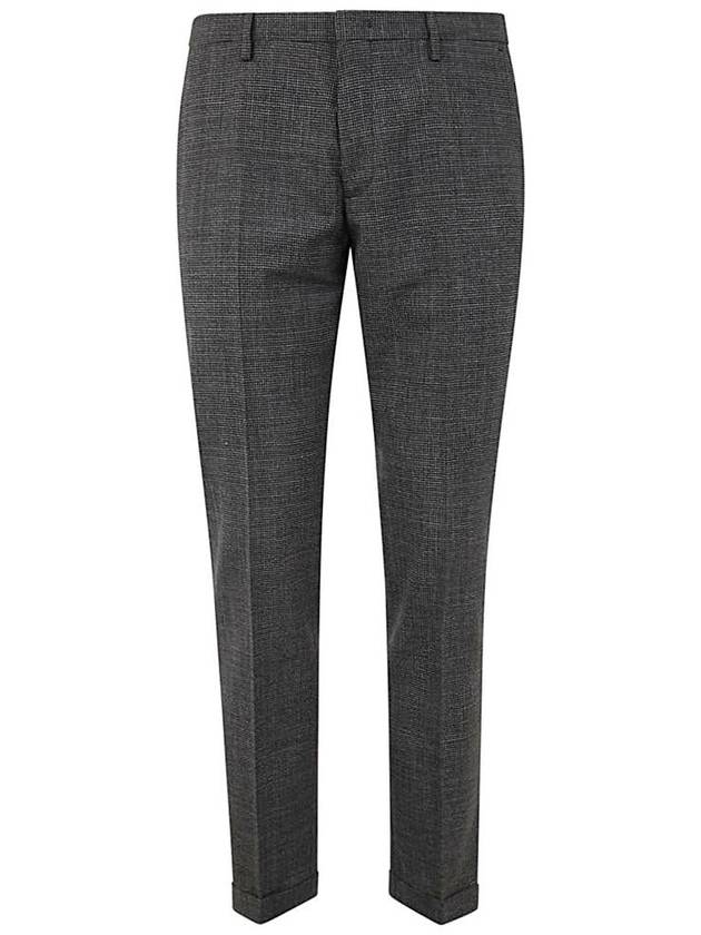 Wool Straight Slacks Black - PAUL SMITH - BALAAN 2