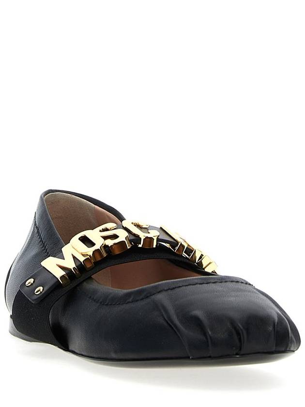 Moschino Logo Ballet Flats - MOSCHINO - BALAAN 2