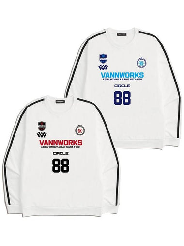 Two tone uniform logo jersey sweatshirt VLS0034 - VANN WORKS - BALAAN 1