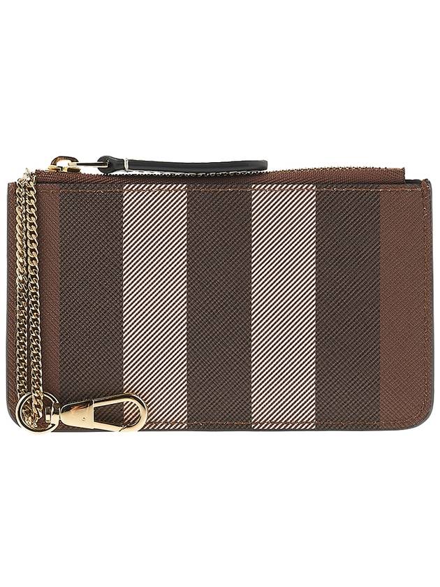 Check Motif Card Wallet Brown - BURBERRY - BALAAN 3