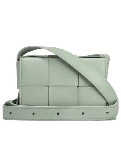 Intrecciato Cassette Mini Belt Bag Sage Green - BOTTEGA VENETA - BALAAN 2