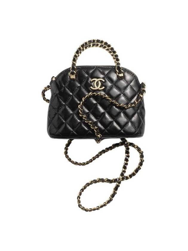 Mini bag with chain lambskin gold metal black AP3354 B17671 94305 - CHANEL - BALAAN 1