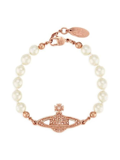 Mini Bas Relief Pearl Bracelet Rose - VIVIENNE WESTWOOD - BALAAN 2