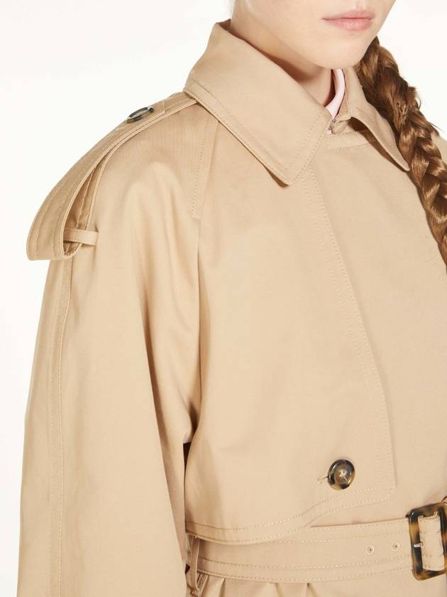 Zabora Water Repellent Trench Coat Beige - MAX MARA - BALAAN 6