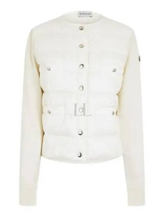 121126 Women s padded zip up cardigan 9B00011 M1131 030 - MONCLER - BALAAN 1