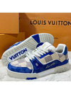 LV Trainer Damier Calfskin Blue Sneakers - LOUIS VUITTON - BALAAN 2