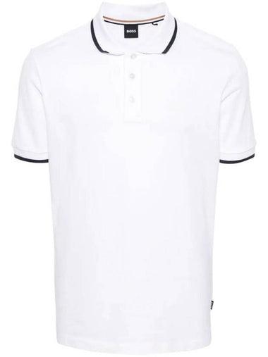 Rubberize Logo Cotton Polo Shirt 50494697 - HUGO BOSS - BALAAN 1