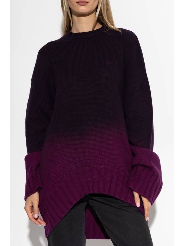 The Attico Wool Sweater, Women's, Purple - THE ATTICO - BALAAN 3