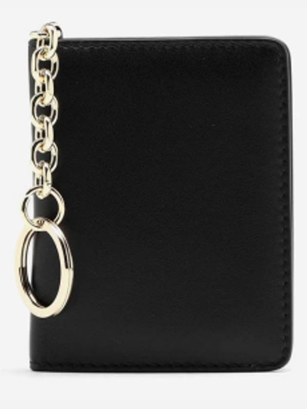 Stitch Keyring Card Wallet Black - MAISON MARGIELA - BALAAN 4