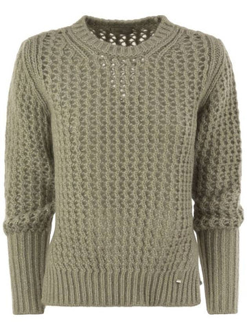 Knitwear in alpaca and wool yarn - HERNO - BALAAN 1