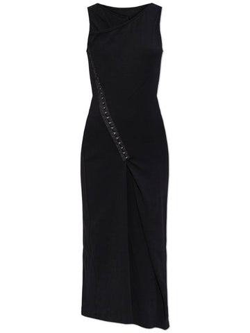 MM6 Maison Margiela Sleeveless Dress, Women's, Black - MAISON MARGIELA - BALAAN 1