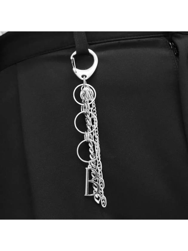 Surgical Steel Pants Chain Key Holder Silver - BASSCLEF - BALAAN 2