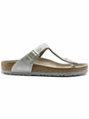 Gizeh Metallic Flip Flops Silver - BIRKENSTOCK - BALAAN 1