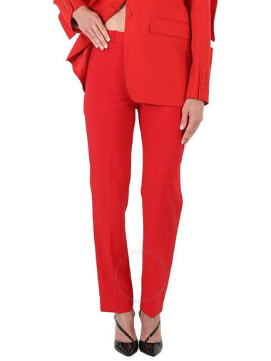 Givenchy Ladies Pop Red Concealed Fastening Tailored Trousers, Waist Size 38