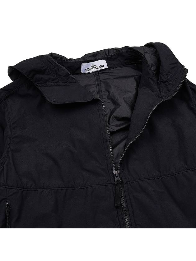 Men's Wappen Patch Naslan Watro Hooded Jacket Black - STONE ISLAND - BALAAN 10