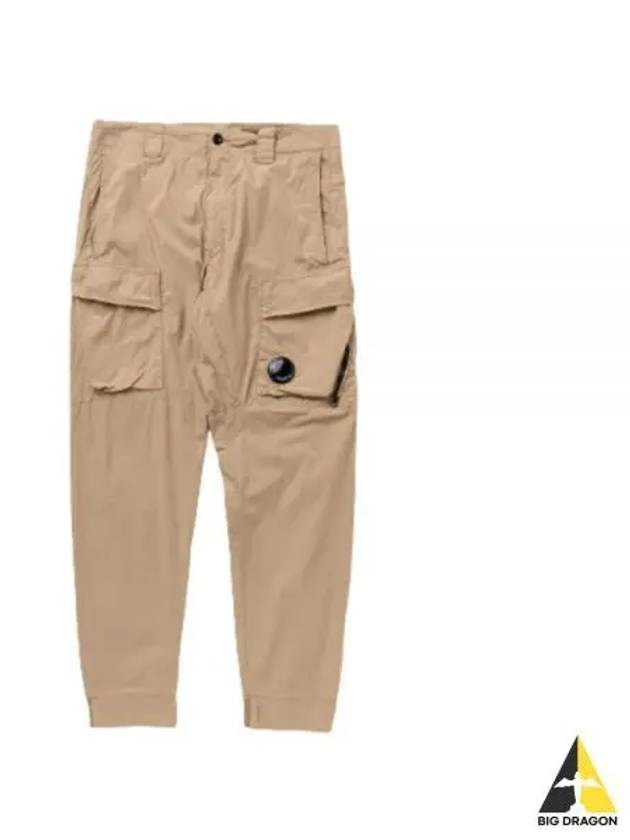 50 Fili Stretch Lens Wappen Cargo Straight Pants Beige - CP COMPANY - BALAAN 2