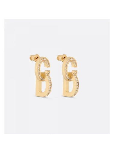 CD Lock Earrings Gold - DIOR - BALAAN 1