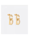 CD Lock Earrings Gold - DIOR - BALAAN 1