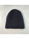 Beanie CC Logo Cashmere Silk Black Winter Knit Hat AAA564 - CHANEL - BALAAN 8