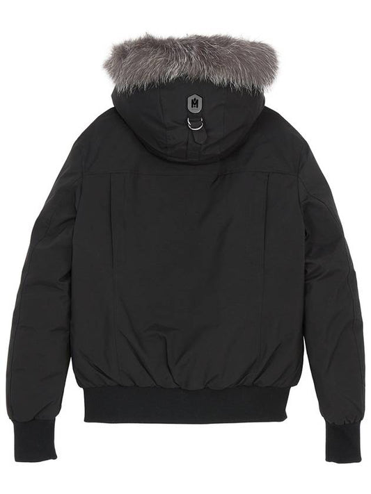 DIXON BLACK SILVER Men s Hooded Padded Bomber Jumper Parka - MACKAGE - BALAAN 2