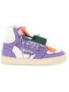 Offcoat 3.0 High Top Sneakers Purple - OFF WHITE - BALAAN 1