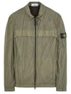 Garment Dyed Crinkle Reps R-NY Jacket Musk Green - STONE ISLAND - BALAAN 2