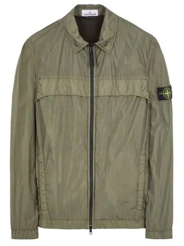 Garment Dyed Crinkle Reps R-NY Jacket Musk Green - STONE ISLAND - BALAAN 2