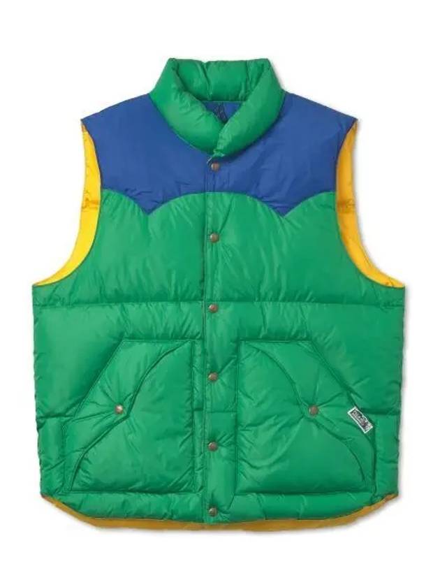 Domestic Down Western Vest Green - POLO RALPH LAUREN - BALAAN 1