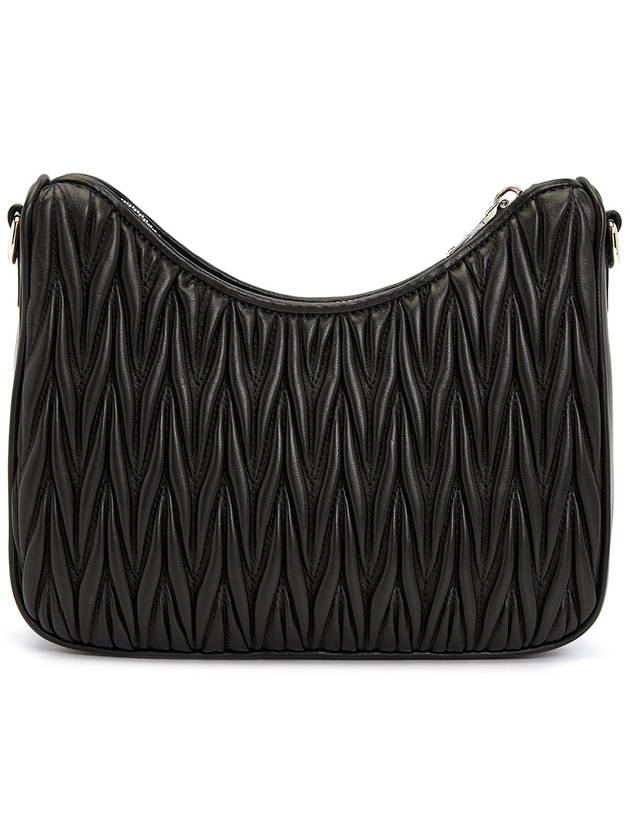 Matelasse Nappa Leather Shoulder Bag Black - MIU MIU - BALAAN 5