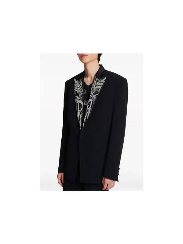 BAMBOO Lapel Single Blazer Jacket CH0SE035 PC30 EHV - BALMAIN - BALAAN 3