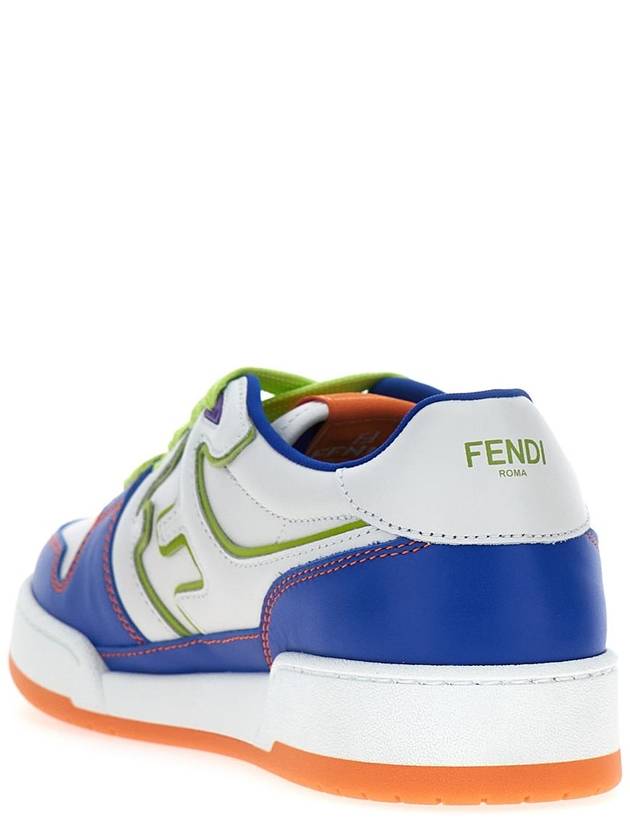 Match Low Top Sneakers Blue - FENDI - BALAAN 4