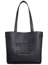 Cabas Anais Cuir Grain Calfskin Tote Bag Black - CELINE - BALAAN 7