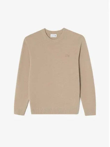 Men s basic crew neck pullover knit AH496E 54N SIX domestic product GQ2N24090541777 - LACOSTE - BALAAN 1