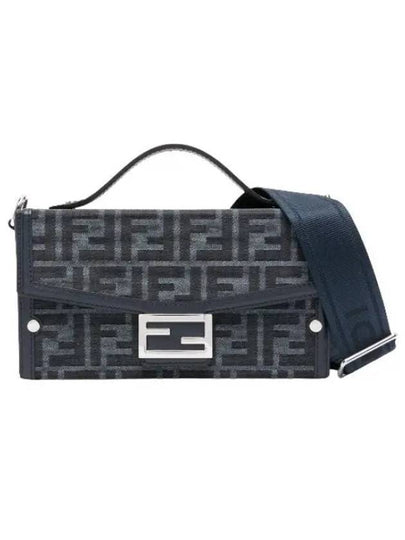 Baguette Soft Trunk Cross Bag Blue - FENDI - BALAAN 2