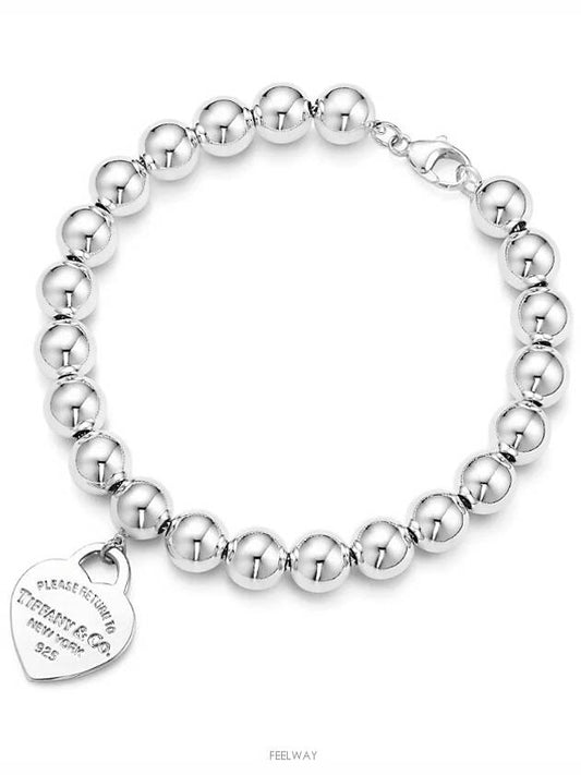 Tiffany Return to Heart Tag Bracelet Silver 8mm - TIFFANY & CO. - BALAAN 1