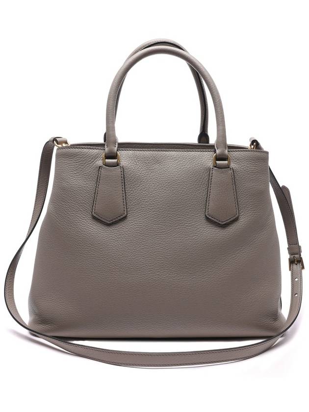 Vitello Phenix Tote Bag Grey - PRADA - BALAAN 5